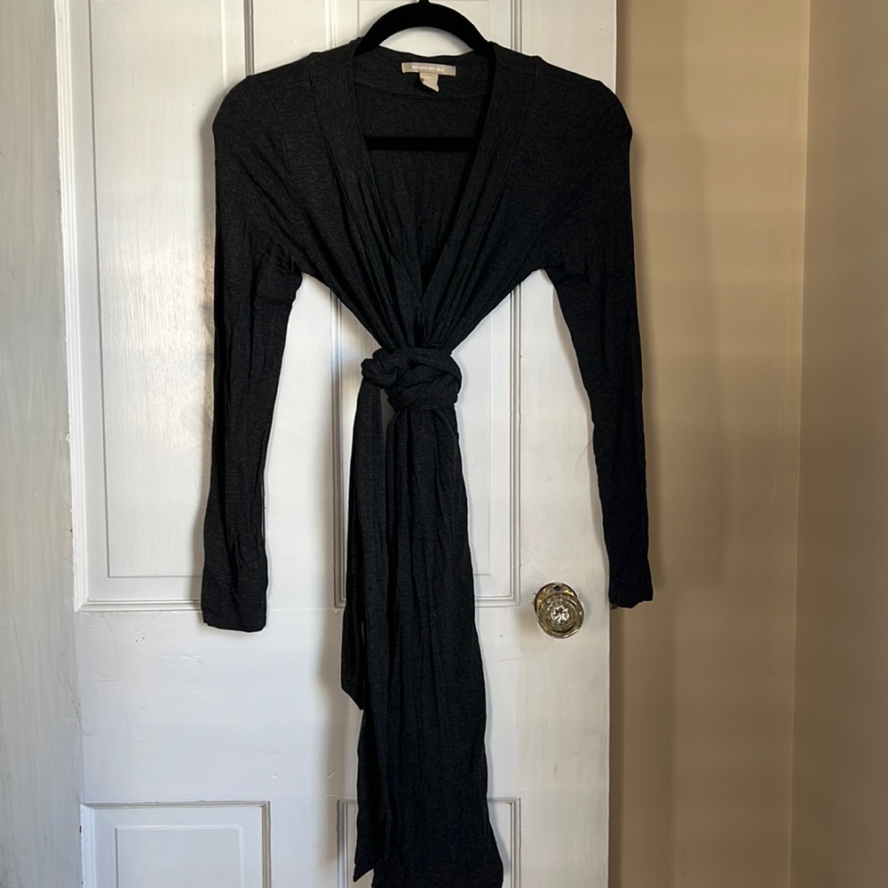 Banana Republic grey wrap dress XSP